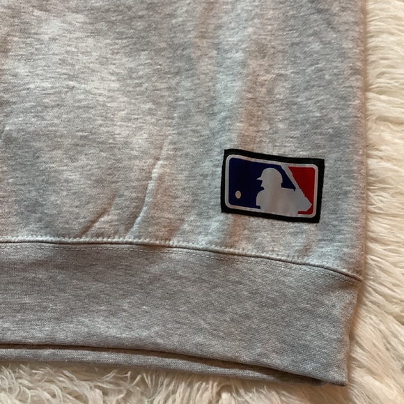 NWT Genuine Merchandise cotton blend sweatshirt hoodie blue logo left size M - Picture 6 of 9